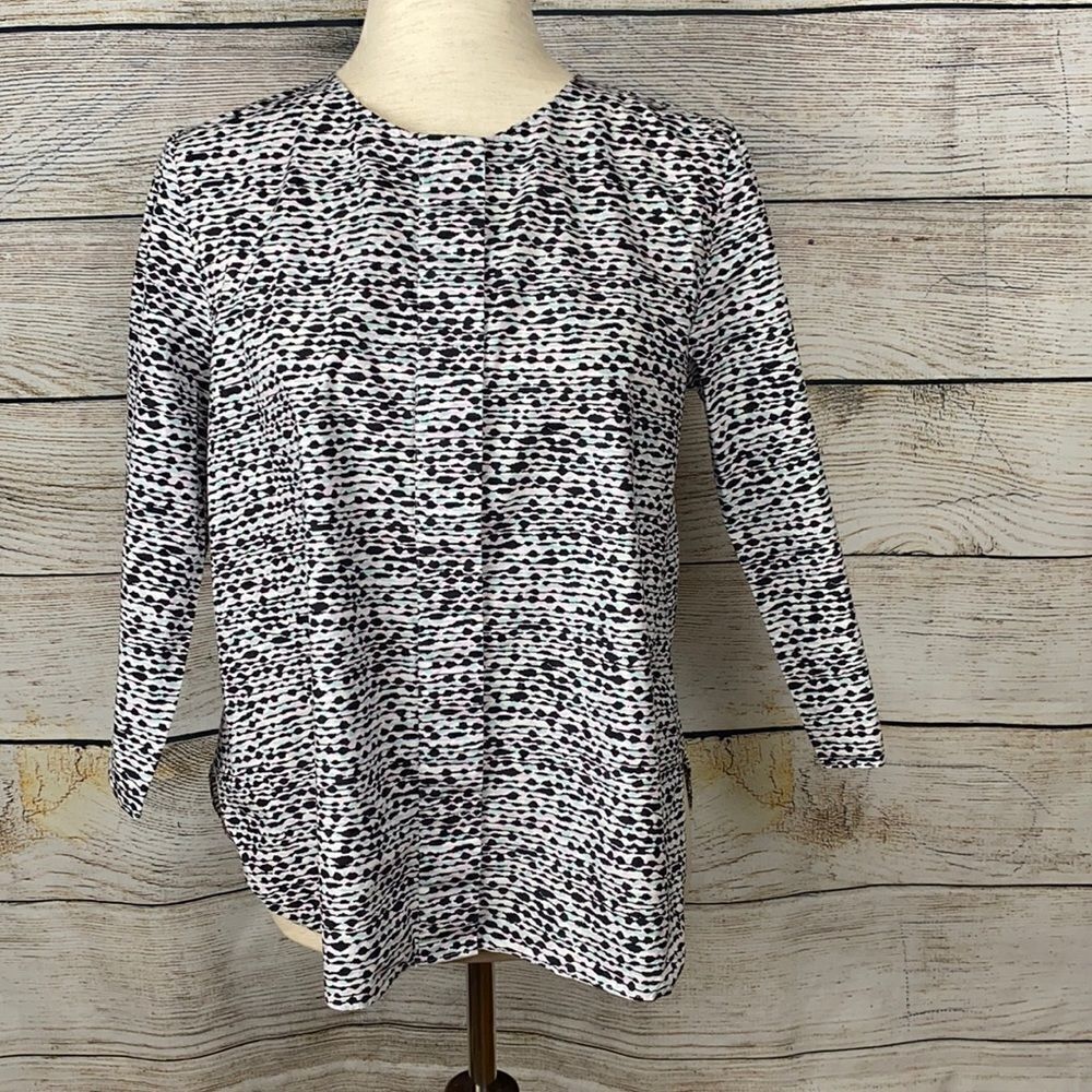 COS printed button down shirt